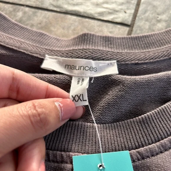 NWT Maurice’s Crew Neck Sweatshirt - Picture 5 of 6